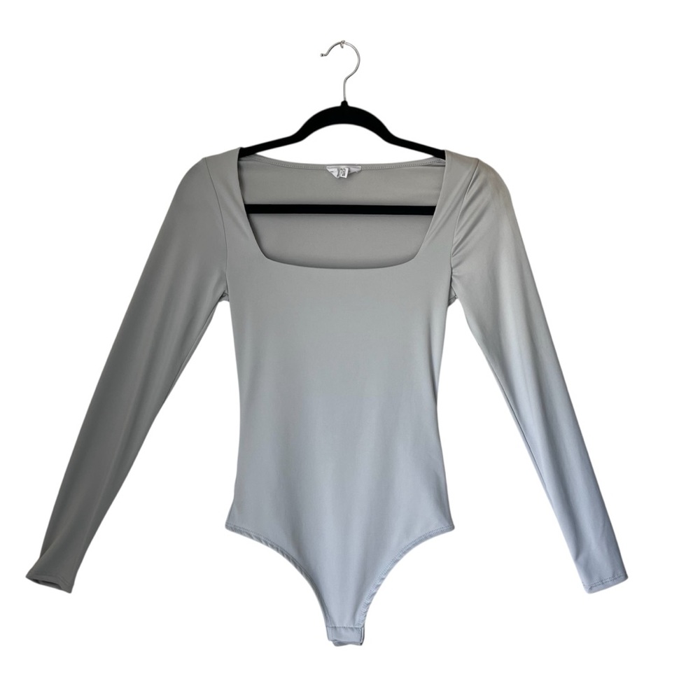 Live In The Moment Women’s Bodysuit Chic Silver/ White Color
